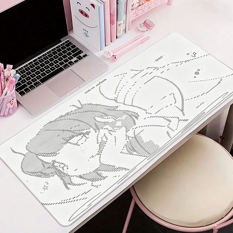 Office Furniture China - 1Pcs Leather Mouse Pad Anime Angel