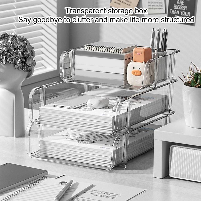 Office Desktop Organizer A4 Pa - Binder Storage Box 评论和价格