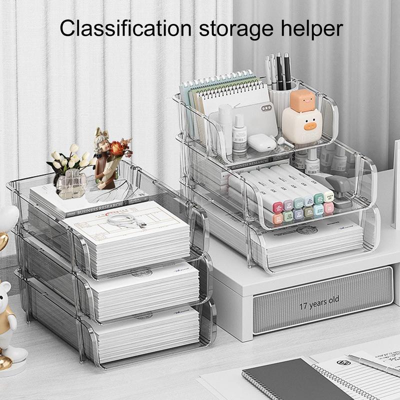 Office Desktop Organizer A4 Pa - Binder Storage Box 评论和价格