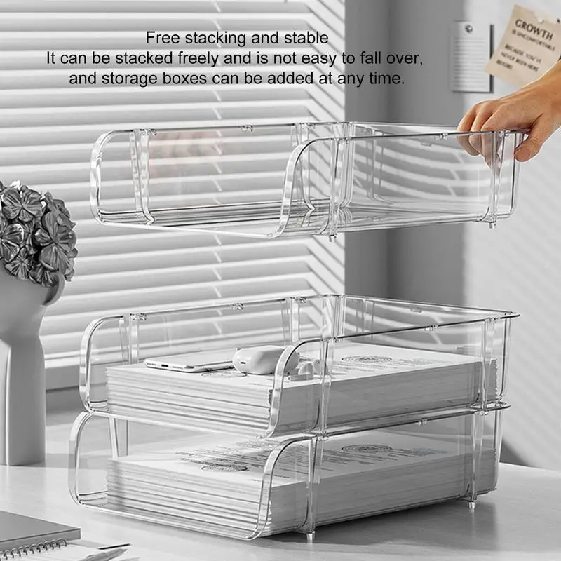 Office Desktop Organizer A4 Pa - Binder Storage Box 评论和价格