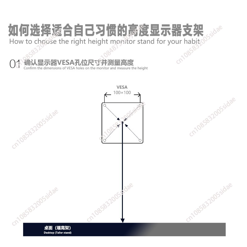 All Aluminum Alloy Monitor Arm - Adjustable Monitor Mount 评论和价格