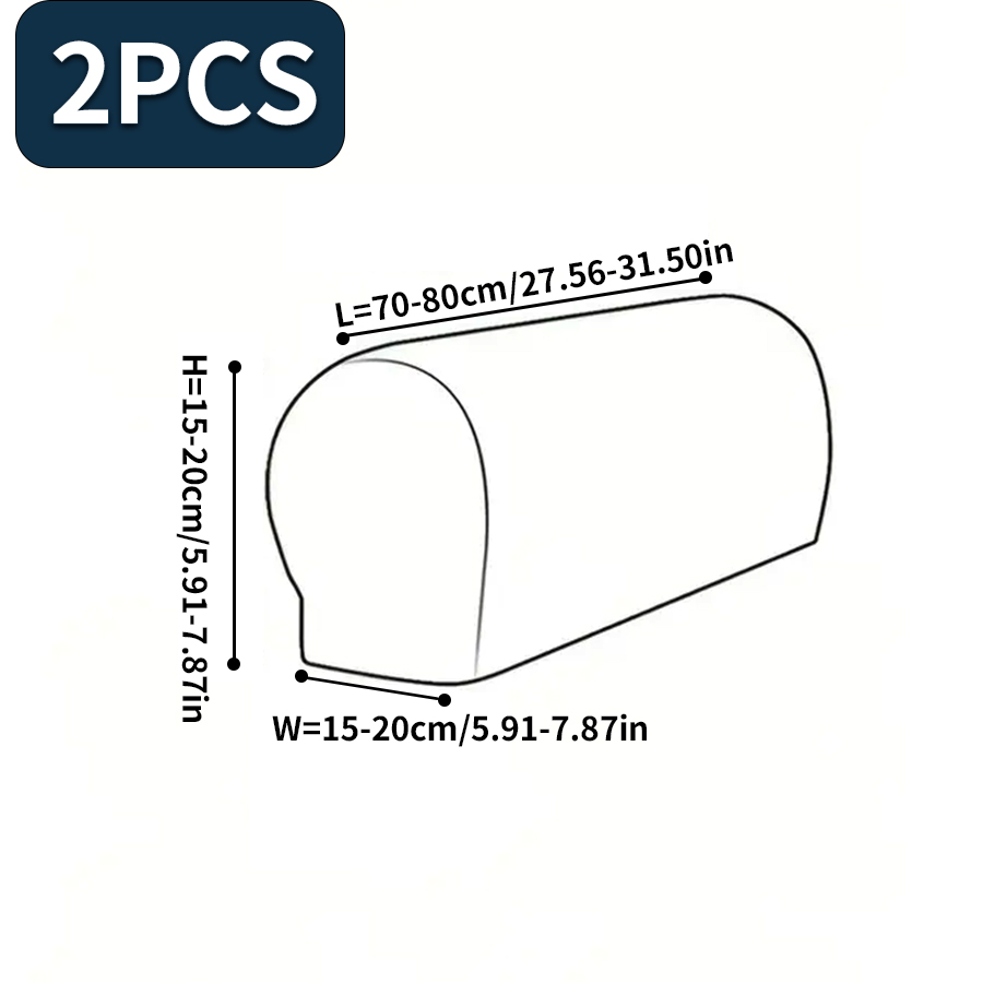 2pcs Armchair Cover Anti-slip  - Office Furniture Dimensions 评论和价格