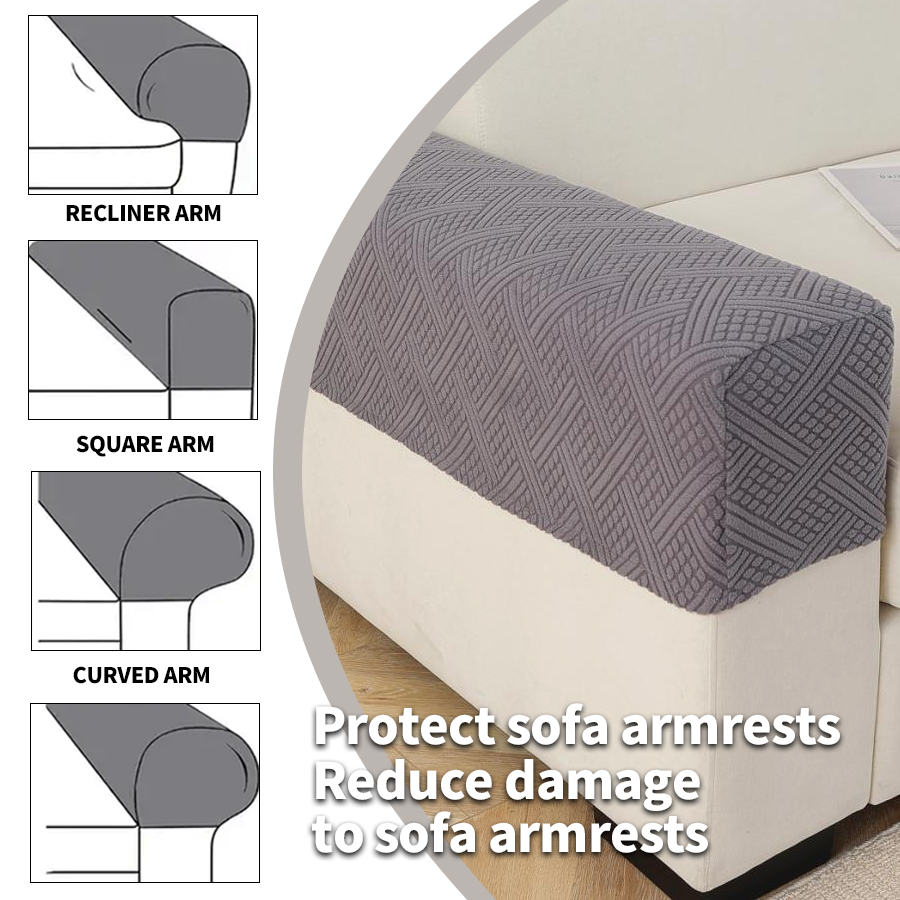 2pcs Armchair Cover Anti-slip  - Office Furniture Dimensions 评论和价格