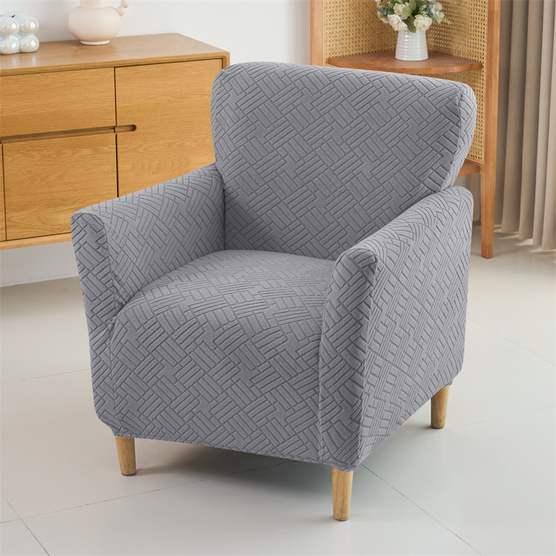 1PC Tub Bar Sofa Cover Jacquar - Office Furniture Dimensions 评论和价格