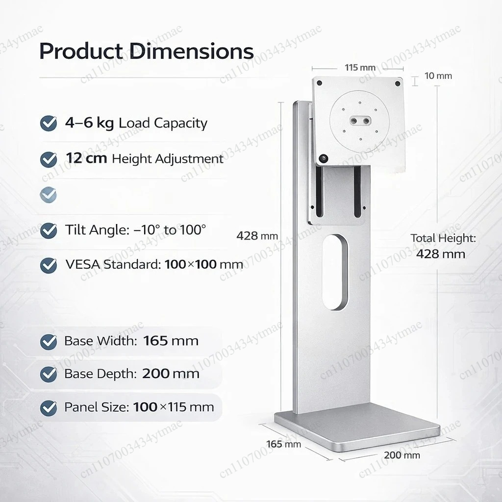 Aluminum Monitor Stand VESA 10 - Adjustable Monitor Mount 评论和价格