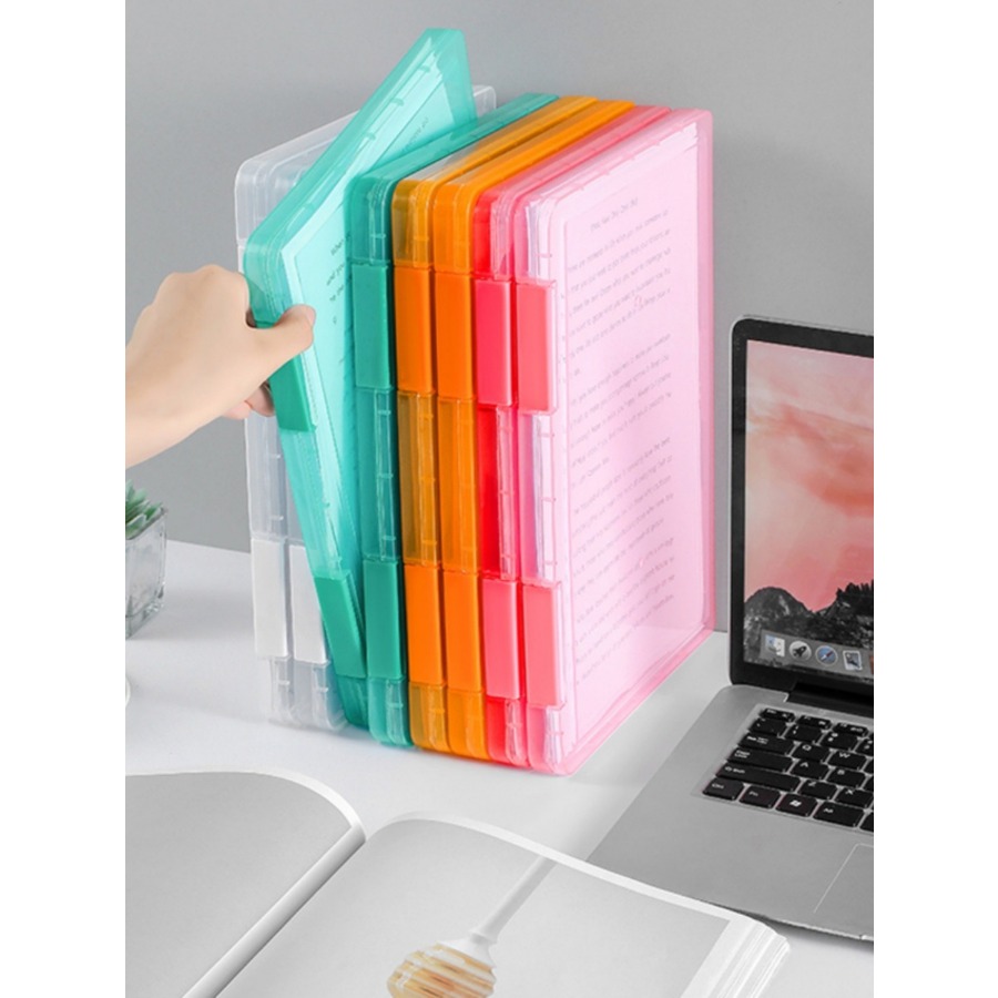Simplified A4 Desktop Document - Binder Storage Box 评论和价格