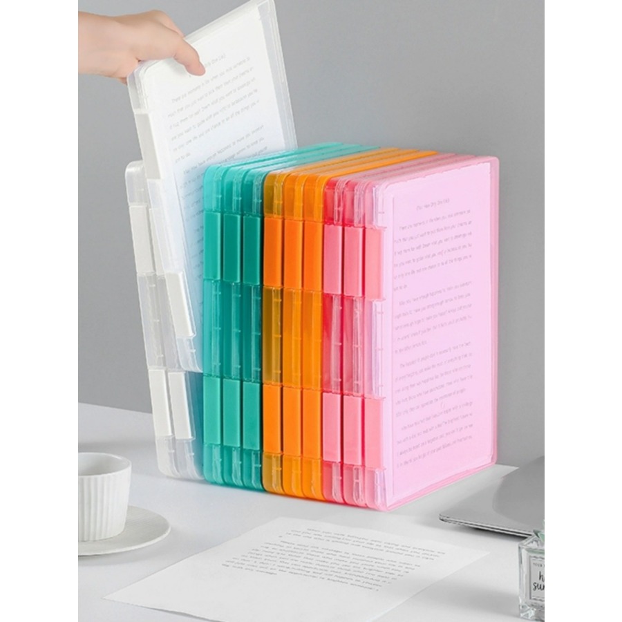 Simplified A4 Desktop Document - Binder Storage Box 评论和价格