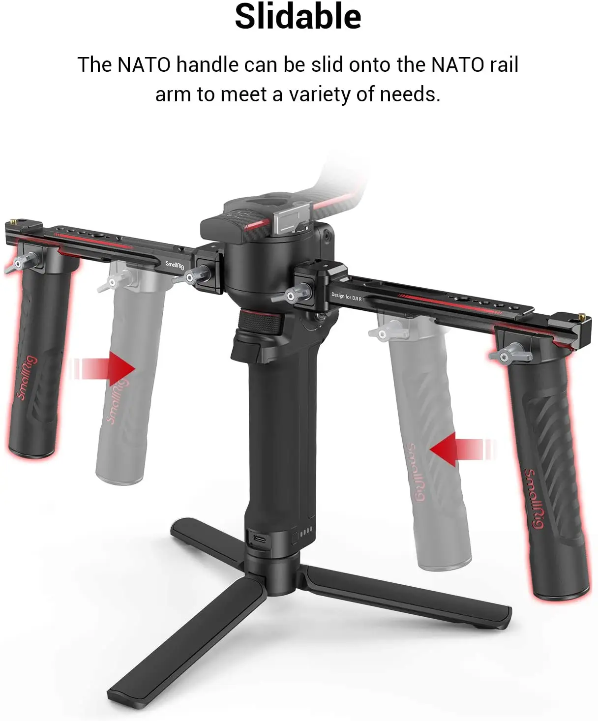 SmallRig 3027 Adjustable Dual  - Adjustable Monitor Mount 评论和价格