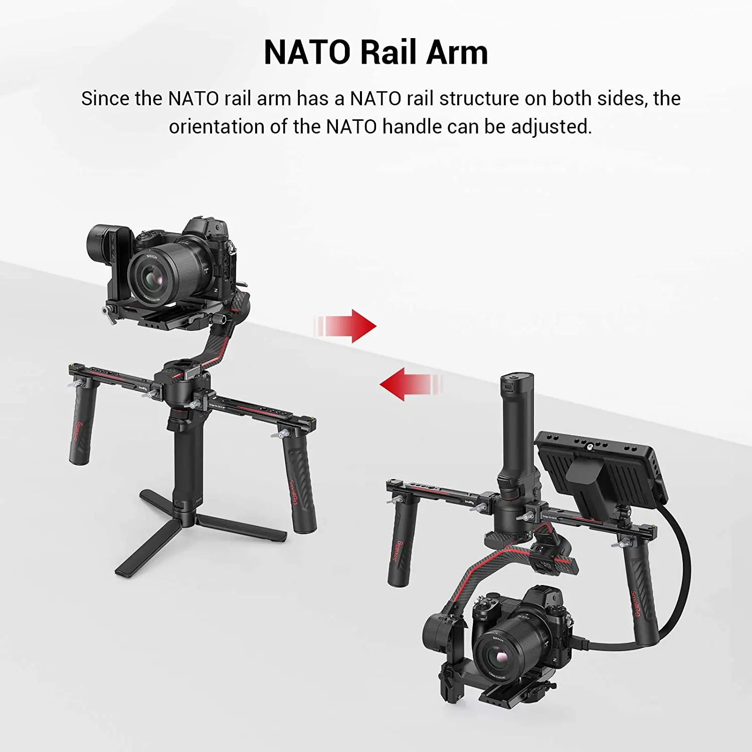 SmallRig 3027 Adjustable Dual  - Adjustable Monitor Mount 评论和价格