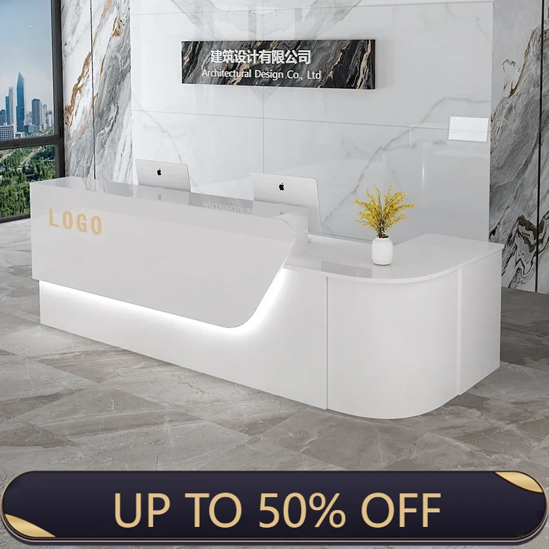 Storage Luxury Reception Desk  - Office Furniture Usa 评论和价格