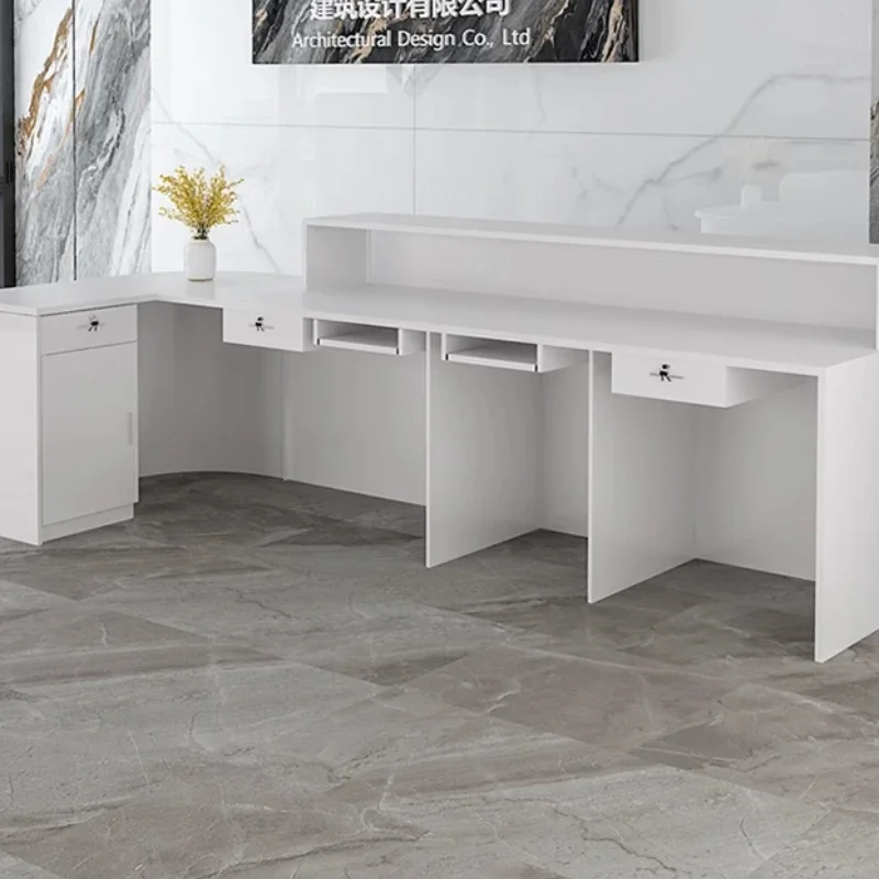 Storage Luxury Reception Desk  - Office Furniture Usa 评论和价格