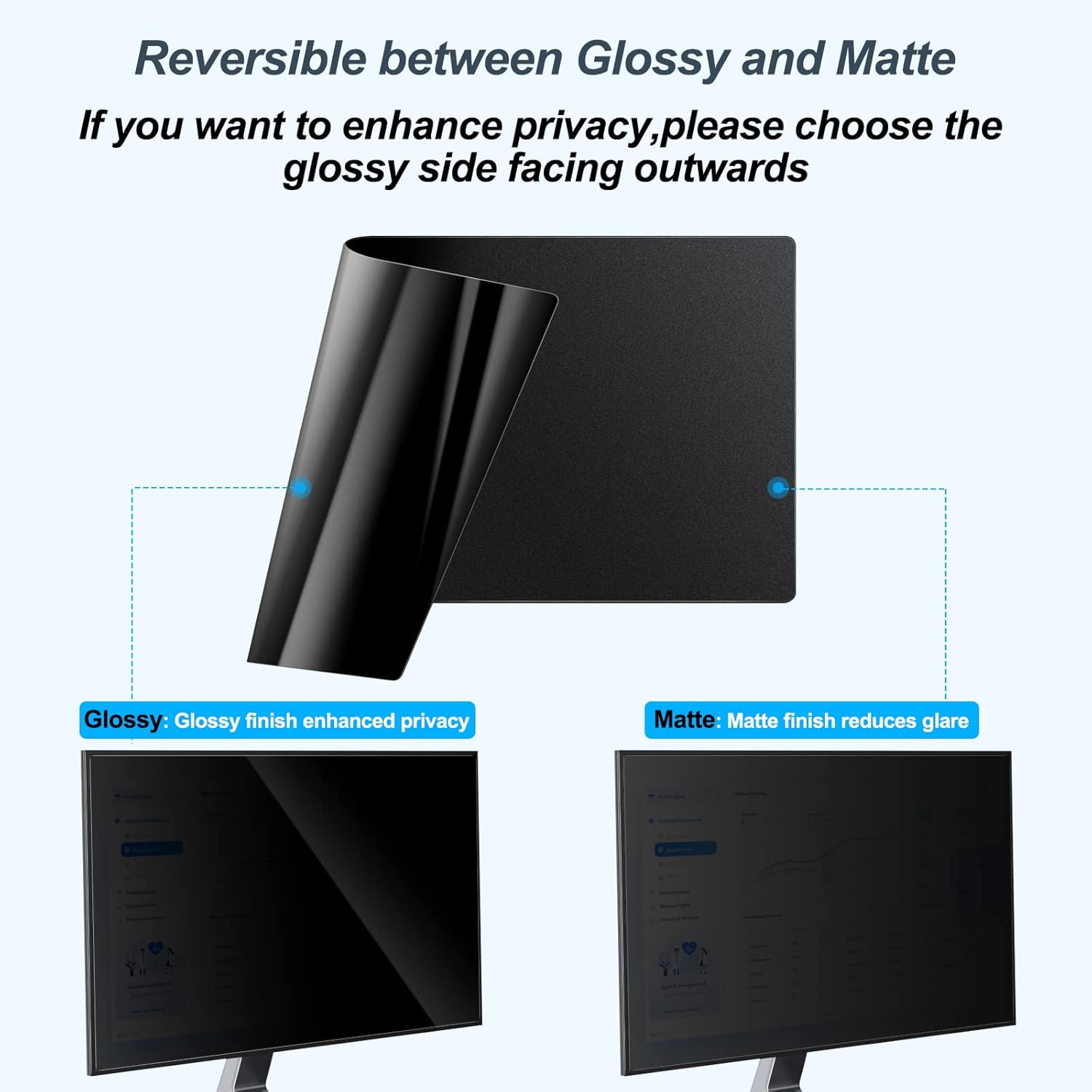 2 Pack 24 Inch Computer Privac - Monitor Privacy Filter 评论和价格