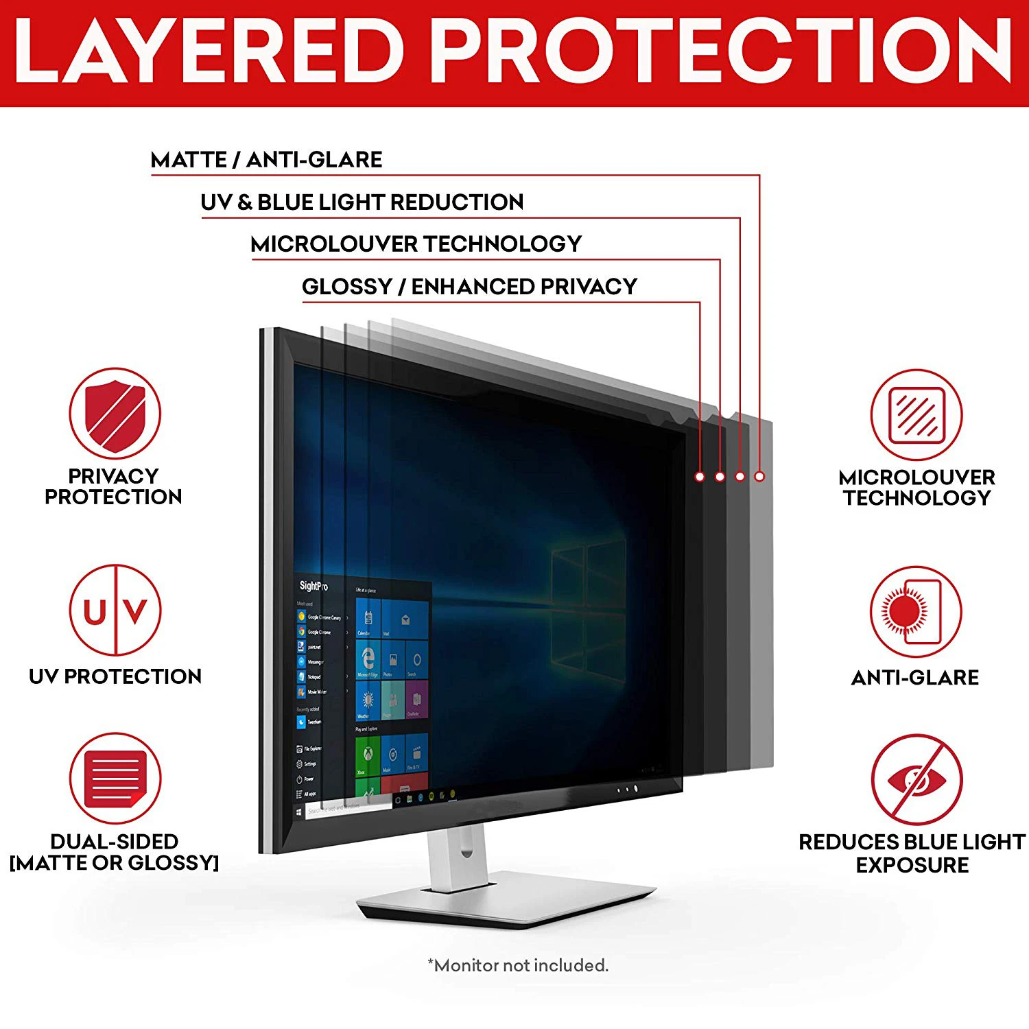 Large Size Privacy Screen Prot - Monitor Privacy Filter 评论和价格
