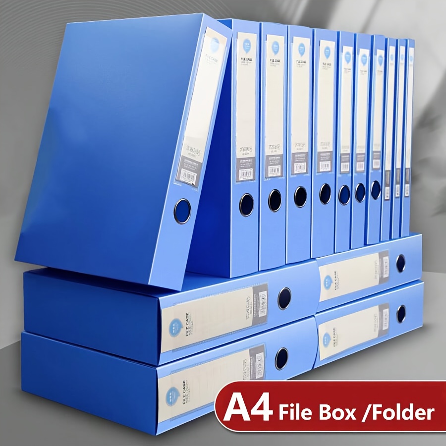 1pcs Foldable A4 File Folders, - Binder Storage Box 评论和价格
