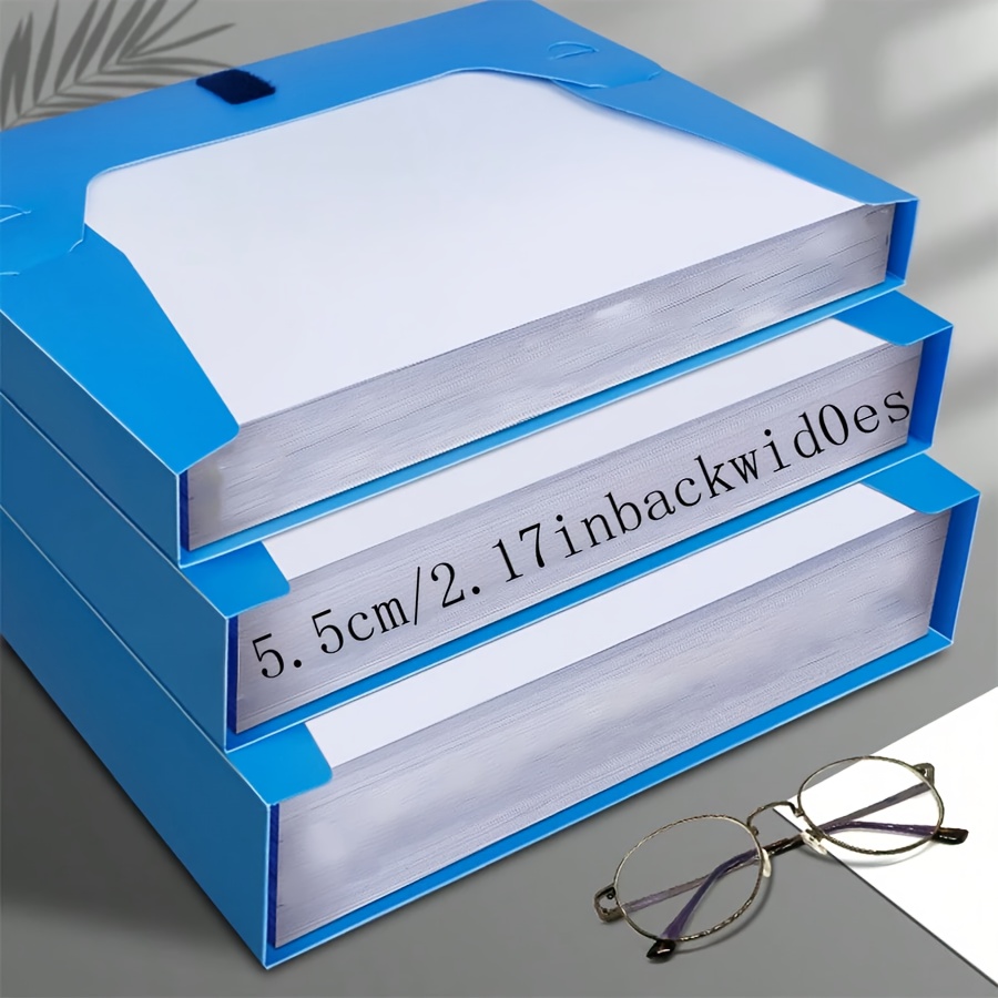 1pcs Foldable A4 File Folders, - Binder Storage Box 评论和价格