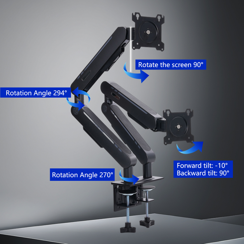 New Arrival Gas Spring Desk Mo - Adjustable Monitor Mount 评论和价格