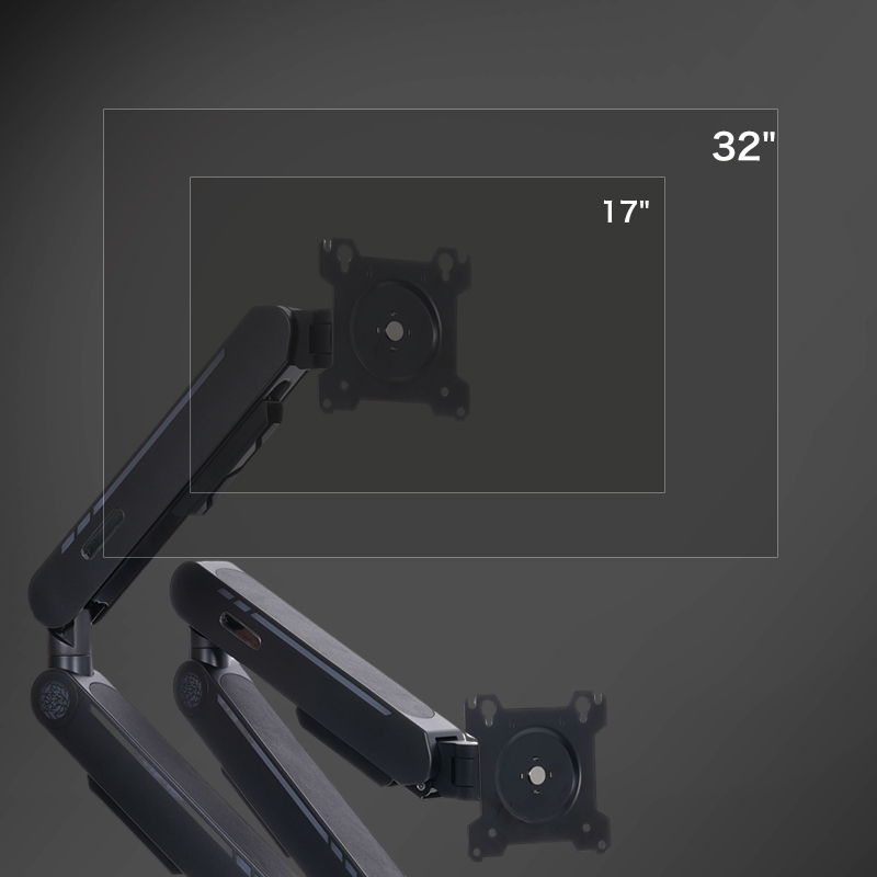 New Arrival Gas Spring Desk Mo - Adjustable Monitor Mount 评论和价格