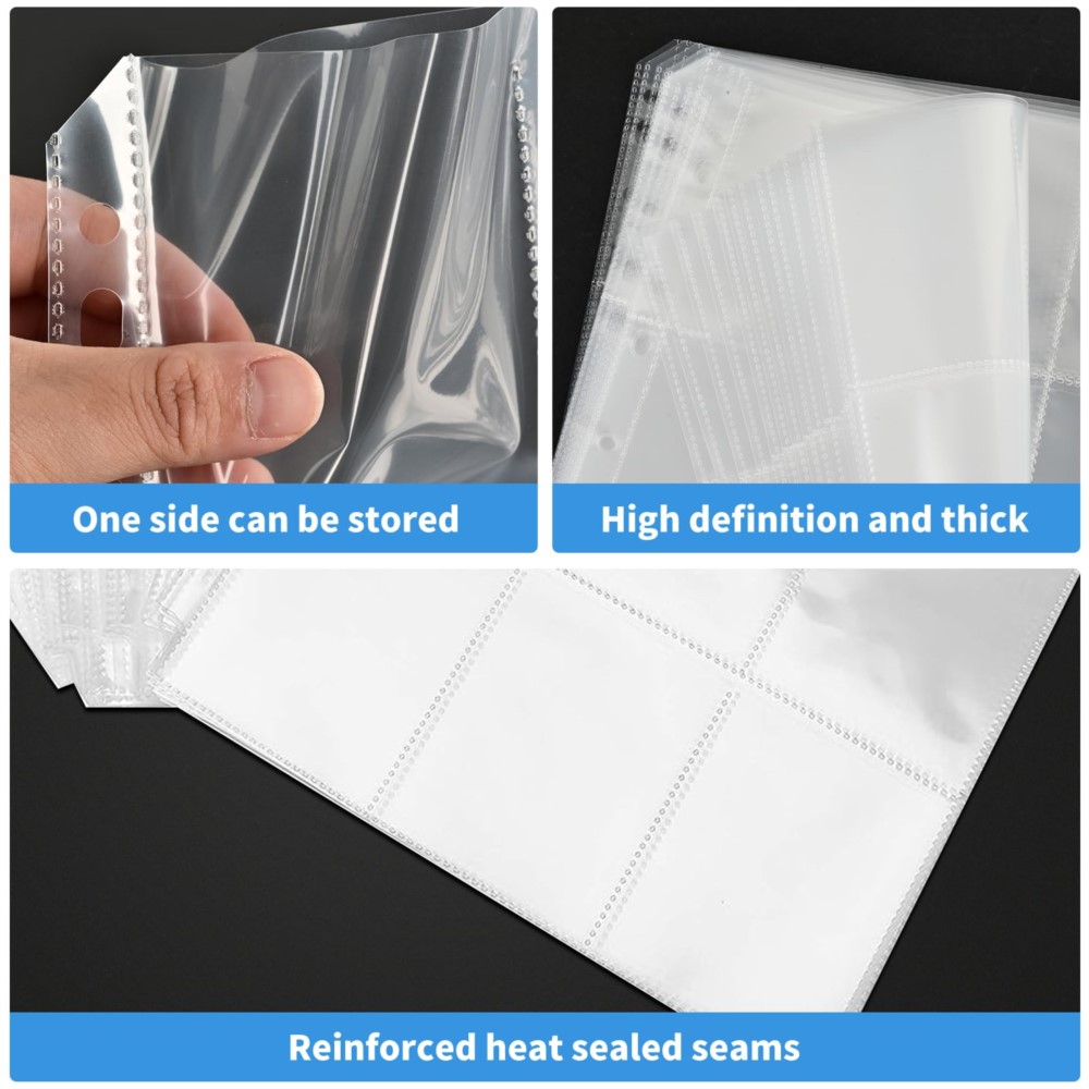 50 Sheets 9 Pocket Single Side - Binder Storage Box 评论和价格