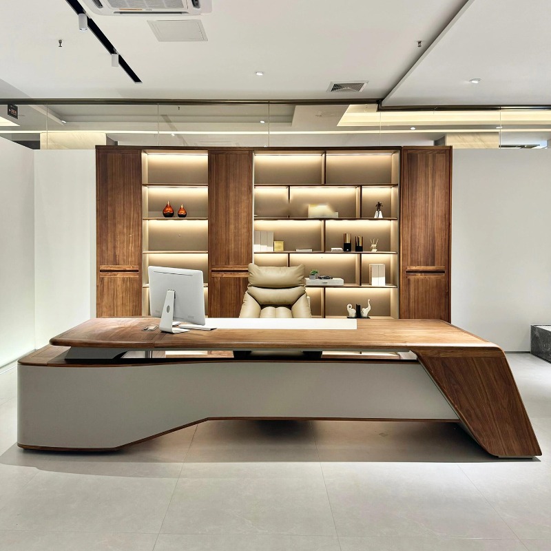 Wooden Fashion Office Desk Sim - Office Furniture Dimensions 评论和价格