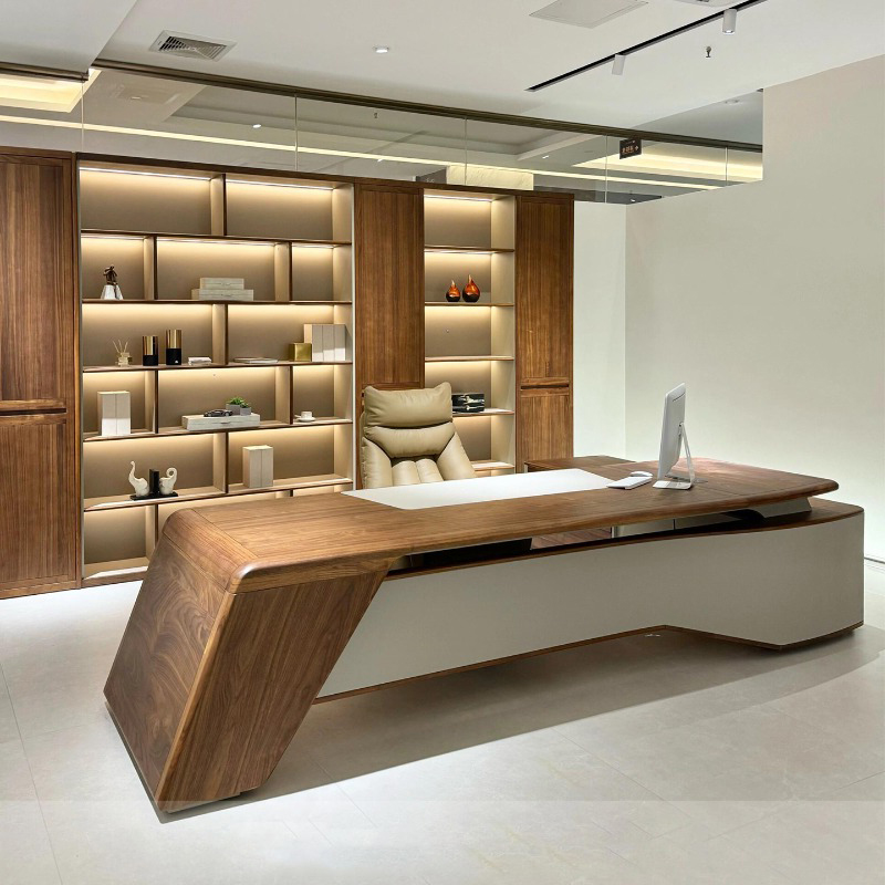 Wooden Fashion Office Desk Sim - Office Furniture Dimensions 评论和价格