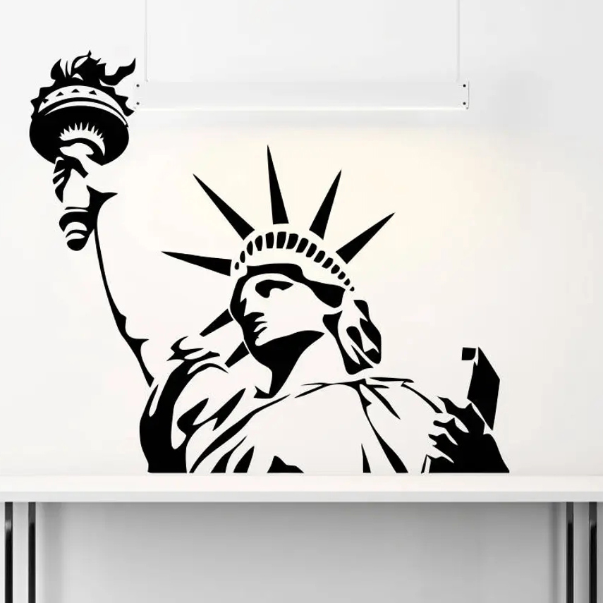 USA Statue of Liberty Wall Sti - Office Furniture Usa 评论和价格
