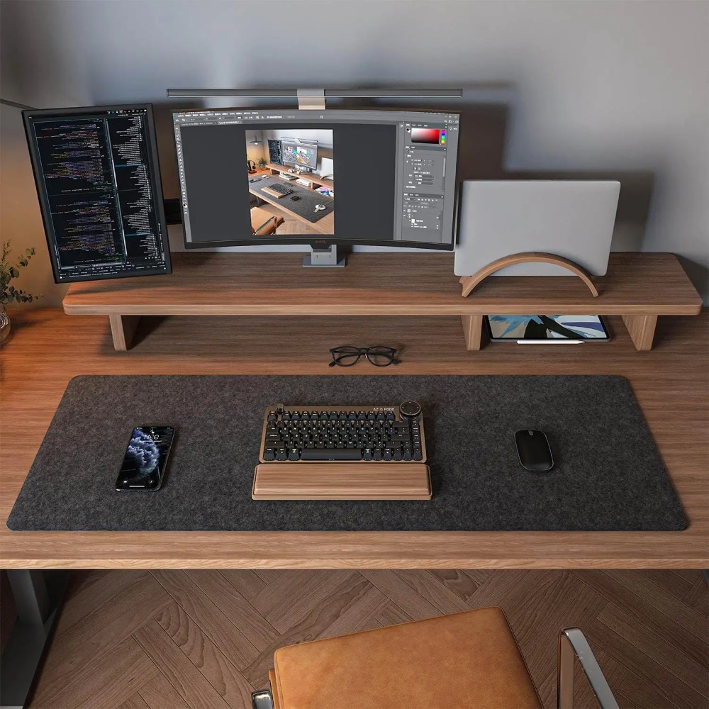 Felt Desk Mat Computer Mat for - Office Furniture China 评论和价格