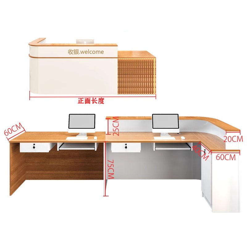 Storage Luxury Reception Desk  - Office Furniture Usa 评论和价格