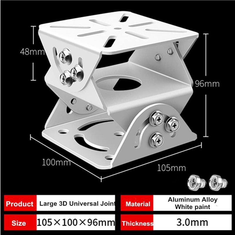 2X 3-Axis Adjustable Surveilla - Adjustable Monitor Mount 评论和价格
