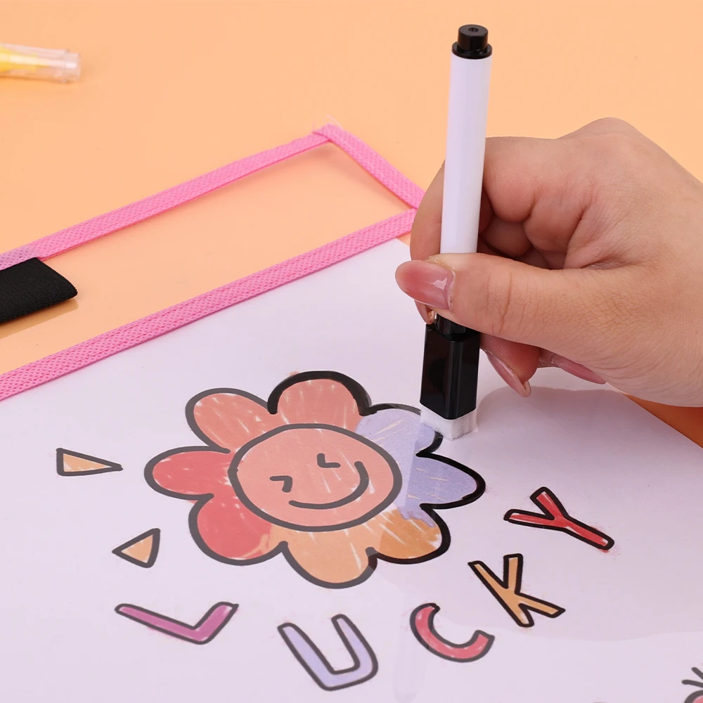 Dry Erase Pockets Reusable Fil - Binder Storage Box 评论和价格