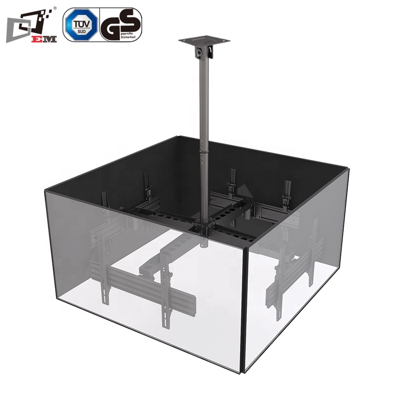 Retractable Hanging Ceiling Mo - Adjustable Monitor Mount 评论和价格