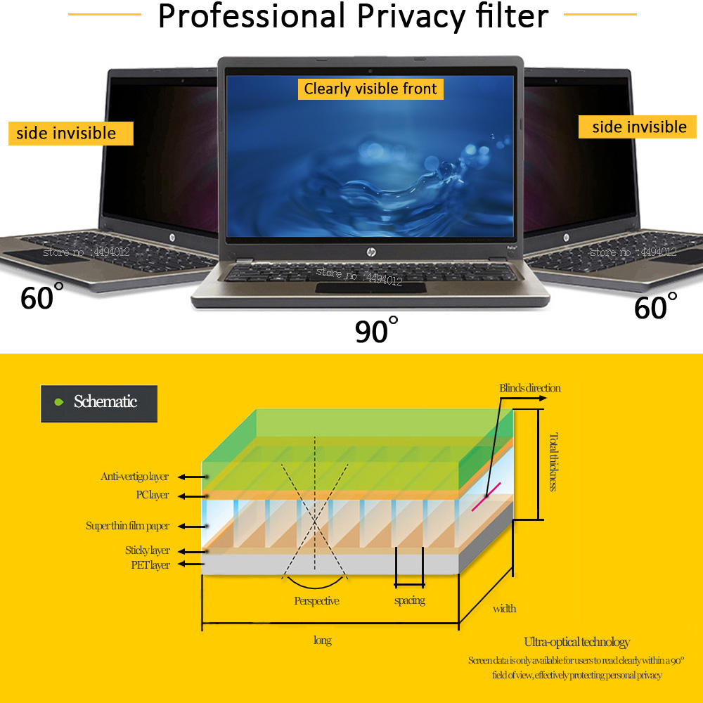 24 inch 532mm*299mm 16:9 Compu - Monitor Privacy Filter 评论和价格