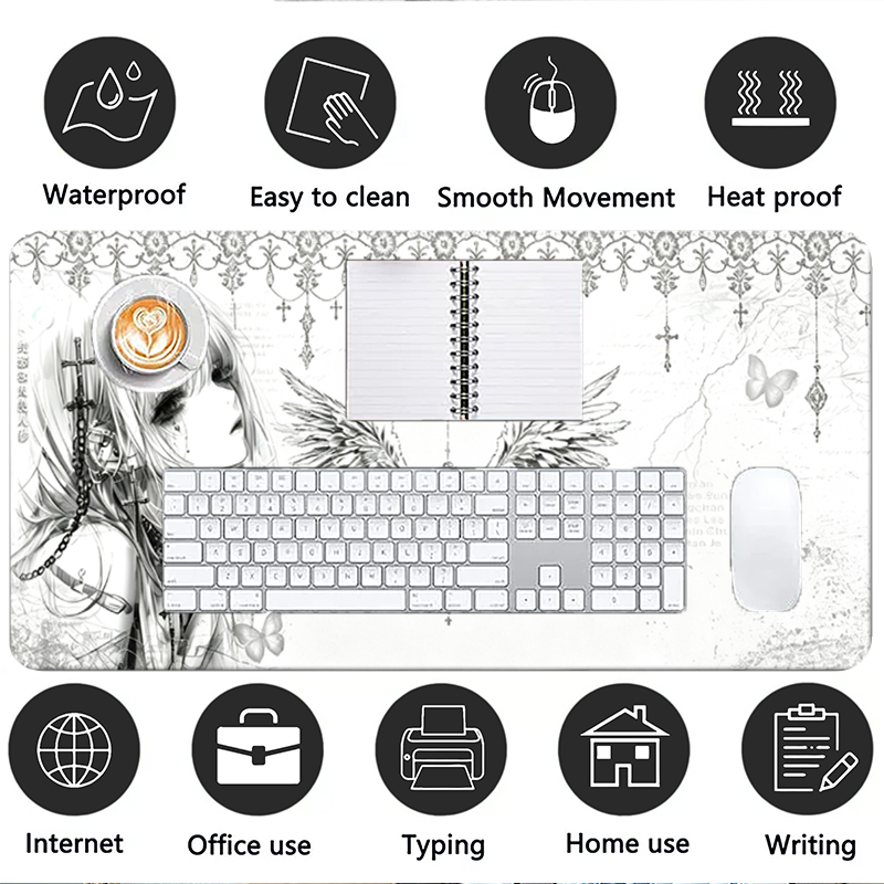 Leather Mousepad Black White A - Office Furniture China 评论和价格