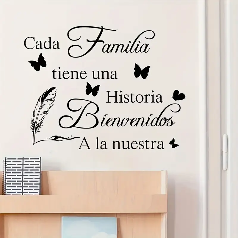 Spanish Family Quote Wall Stic - Office Furniture Usa 评论和价格
