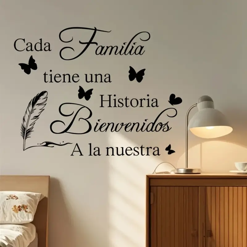 Spanish Family Quote Wall Stic - Office Furniture Usa 评论和价格
