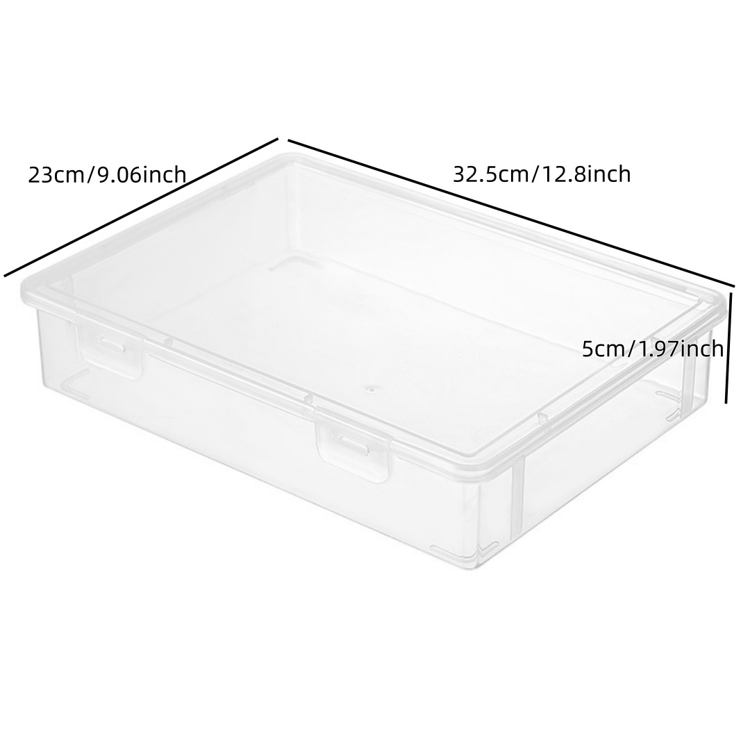 Stackable Clear A4 Document St - Binder Storage Box 评论和价格