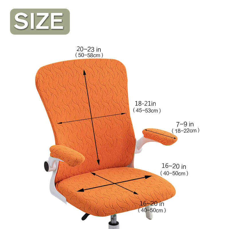 4pcs/set Jacquard Office Chair - Office Furniture Dimensions 评论和价格
