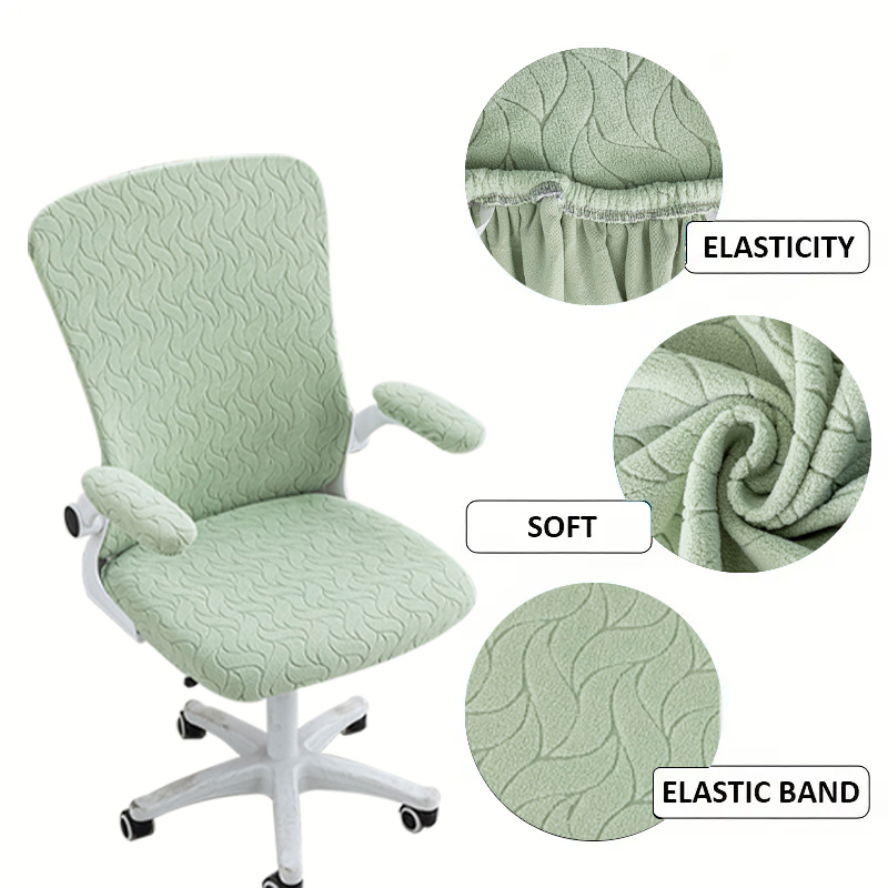 4pcs/set Jacquard Office Chair - Office Furniture Dimensions 评论和价格